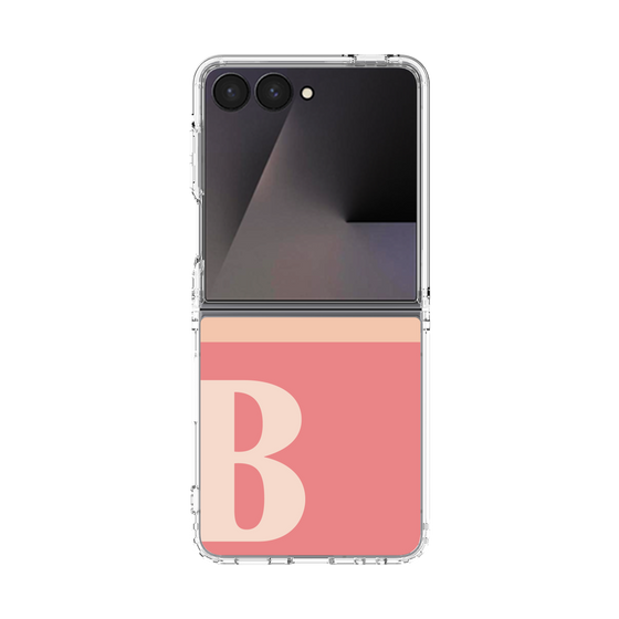 クリアケース［ オリジナル - initial two tone - B pink ］