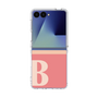 クリアケース［ オリジナル - initial two tone - B pink ］