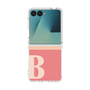 クリアケース［ オリジナル - initial two tone - B pink ］