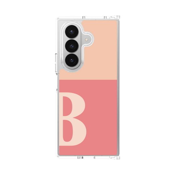 クリアケース［ オリジナル - initial two tone - B pink ］