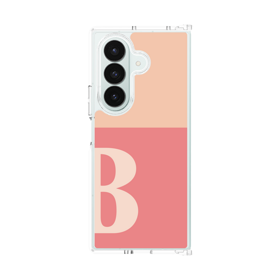 クリアケース［ オリジナル - initial two tone - B pink ］