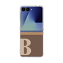 クリアケース［ オリジナル - initial two tone - B brown ］