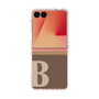 クリアケース［ オリジナル - initial two tone - B brown ］