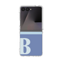 クリアケース［ オリジナル - initial two tone - B blue ］