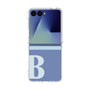 クリアケース［ オリジナル - initial two tone - B blue ］