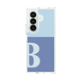 クリアケース［ オリジナル - initial two tone - B blue ］