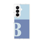 クリアケース［ オリジナル - initial two tone - B blue ］