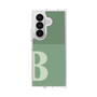 クリアケース［ オリジナル - initial two tone - B green ］