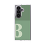 クリアケース［ オリジナル - initial two tone - B green ］