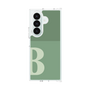 クリアケース［ オリジナル - initial two tone - B green ］
