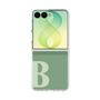 クリアケース［ オリジナル - initial two tone - B green ］