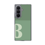 クリアケース［ オリジナル - initial two tone - B green ］
