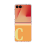 クリアケース［ オリジナル - initial two tone - C orange ］