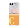 クリアケース［ オリジナル - initial two tone - C orange ］