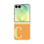 クリアケース［ オリジナル - initial two tone - C orange ］