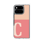 クリアケース［ オリジナル - initial two tone - C pink ］