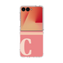 クリアケース［ オリジナル - initial two tone - C pink ］