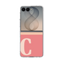 クリアケース［ オリジナル - initial two tone - C pink ］
