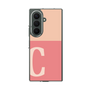 クリアケース［ オリジナル - initial two tone - C pink ］