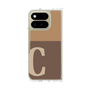 クリアケース［ オリジナル - initial two tone - C brown ］