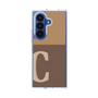 クリアケース［ オリジナル - initial two tone - C brown ］