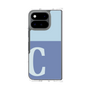 クリアケース［ オリジナル - initial two tone - C blue ］