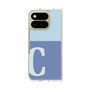 クリアケース［ オリジナル - initial two tone - C blue ］