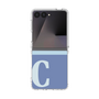 クリアケース［ オリジナル - initial two tone - C blue ］