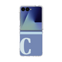 クリアケース［ オリジナル - initial two tone - C blue ］