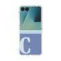 クリアケース［ オリジナル - initial two tone - C blue ］