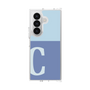 クリアケース［ オリジナル - initial two tone - C blue ］