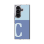 クリアケース［ オリジナル - initial two tone - C blue ］