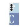 クリアケース［ オリジナル - initial two tone - C blue ］