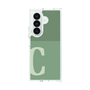 クリアケース［ オリジナル - initial two tone - C green ］