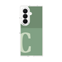 クリアケース［ オリジナル - initial two tone - C green ］