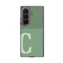 クリアケース［ オリジナル - initial two tone - C green ］