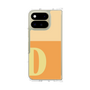 クリアケース［ オリジナル - initial two tone - D orange ］