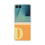 クリアケース［ オリジナル - initial two tone - D orange ］