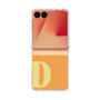 クリアケース［ オリジナル - initial two tone - D orange ］