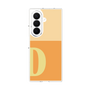 クリアケース［ オリジナル - initial two tone - D orange ］