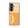 クリアケース［ オリジナル - initial two tone - D orange ］
