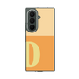 クリアケース［ オリジナル - initial two tone - D orange ］