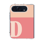 クリアケース［ オリジナル - initial two tone - D pink ］