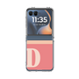 クリアケース［ オリジナル - initial two tone - D pink ］