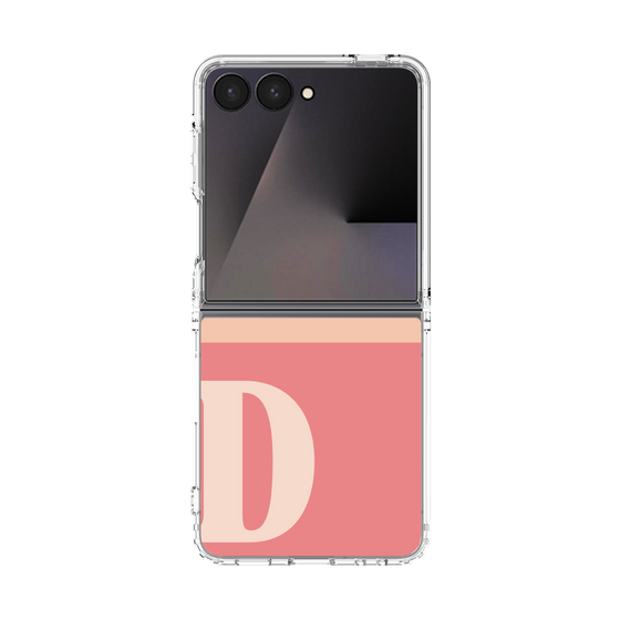クリアケース［ オリジナル - initial two tone - D pink ］