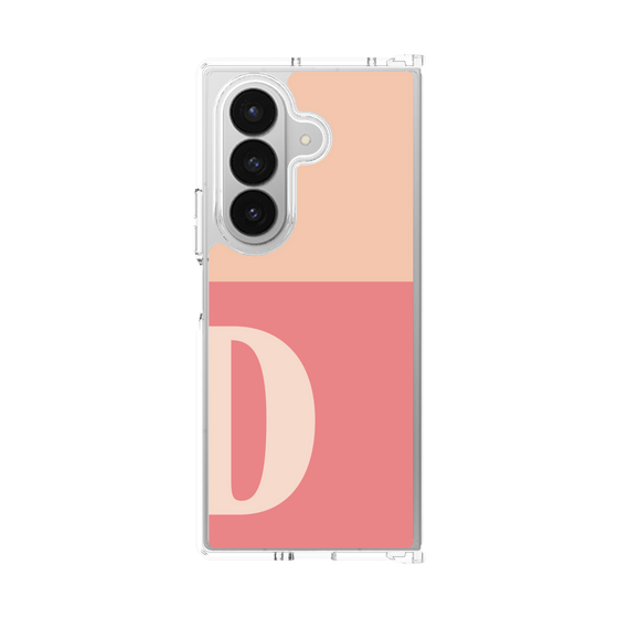 クリアケース［ オリジナル - initial two tone - D pink ］