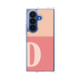 クリアケース［ オリジナル - initial two tone - D pink ］