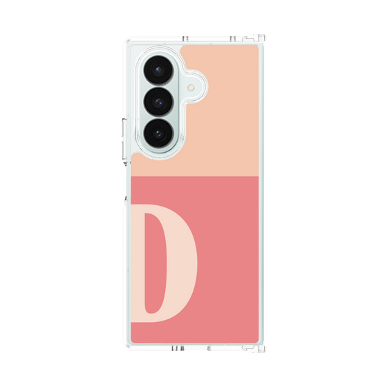 クリアケース［ オリジナル - initial two tone - D pink ］
