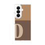 クリアケース［ オリジナル - initial two tone - D brown ］