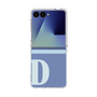 クリアケース［ オリジナル - initial two tone - D blue ］